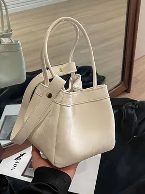Women's White Clear PVC Shoulder Bag 2024 New Arrival