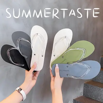 Women's 2024 Summer Flip Flops Clip Off Non-Slip Casual Flat Sandals