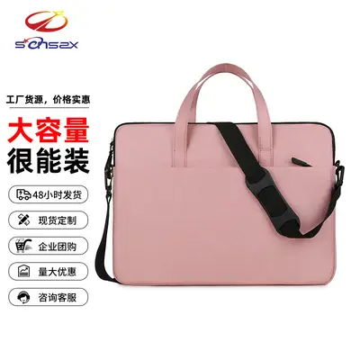 2025 Business Laptop Bag Black Waterproof Crossbody