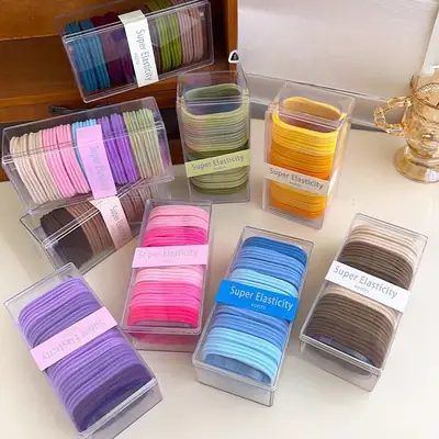 Super Elasticity Hair Rope Rubber Tendon Women's Tie 2024