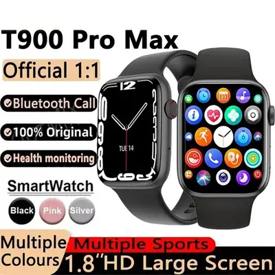 Huaqiang North T900 Pro MAX smart watch double button rotary button HD Bluetooth C900 large screen direct sales