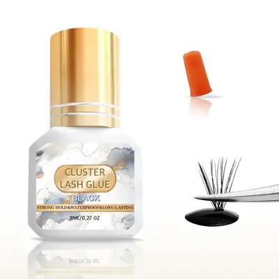 Wendylashes Black Clusterlash Glue for False Eyelashes