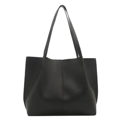 Women's Brown PU Leather Tote Bag 2024 New Fashion