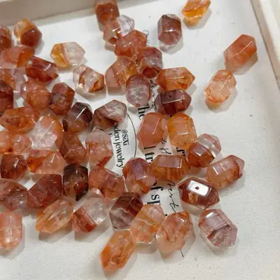 Double Pointed Hexagonal Glue Crystal Decorative Accessories