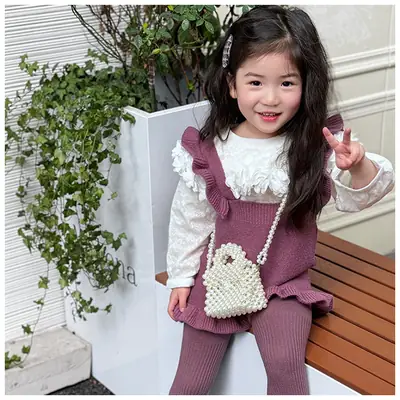New Fashion Pearl Crossbody Bag for Girls