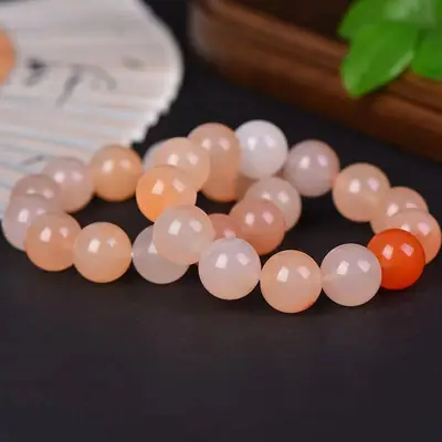 Golden Jade Peach Blossom Brewed Bracelet Wholesale Pretty Bracelet Live Supply Sales Gift Jade Bracelet Ready for Live Broadcast