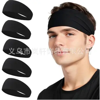 Green Yoga Running Headband for Men Women