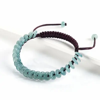 Jade Blue Water Safety Bracelet for Men Women