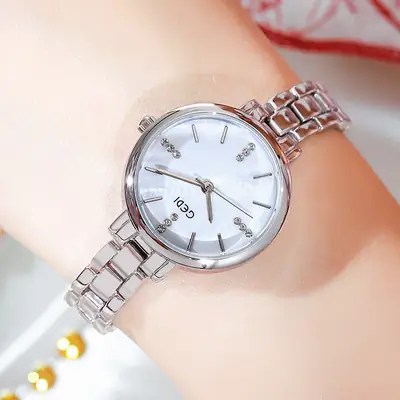 Korean Fashion Women's Quartz Bracelet Watch Rose Gold