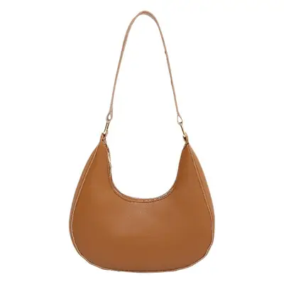 Korean Women Shoulder Bag Solid Texture 2024 Spring New