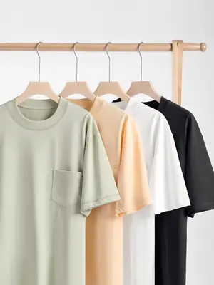 Men's Mint Ice Cotton T-Shirt with Pocket