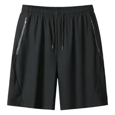 Men's Ice Cool Breathable Shorts Black Quick Dry