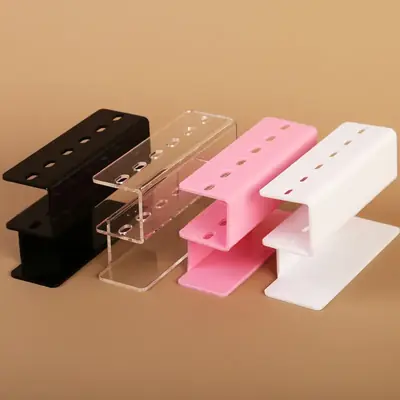 Eyelash Tweezers Display Stand Black Acrylic
