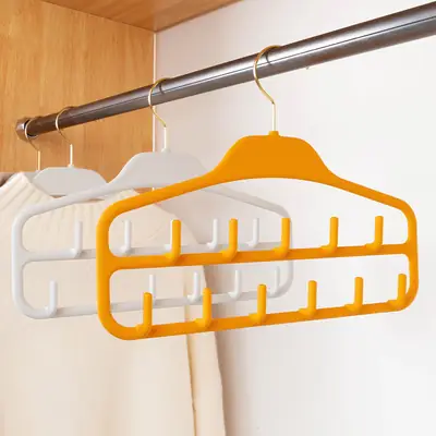 Multifunctional Belt Hanger for Clothes & Silk Scarf Storage