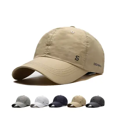 Women Baseball Cap Dark Blue Sun Protection Quick Dry