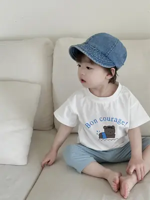 Kids Striped T-Shirt Set for Boys 2025 Summer