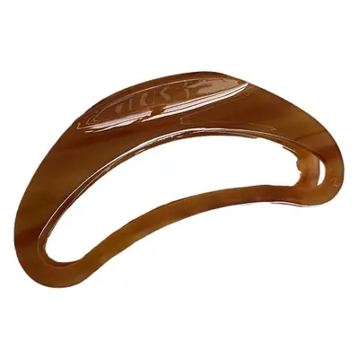Alman Style Amber Curved Hair Clip Large Grab