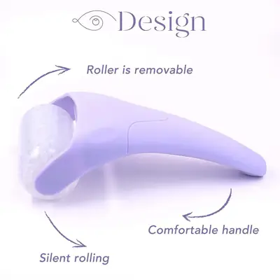 Cross-border ice roller hand-held cold applicator for ice roller body care massage microneedle roller ice applicator