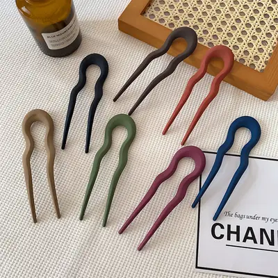 New Frosted U-Shaped Hairpin Updo Comb Wholesale
