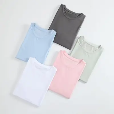 Ovezi Men Grey T-Shirt Light Blue White Pink