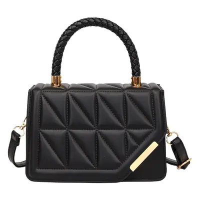 Women's Black Quilted Shoulder Crossbody Bag 2024