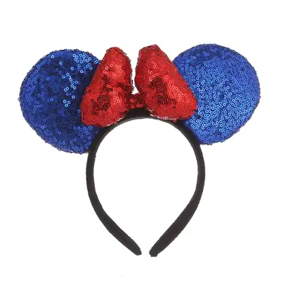 Mickey Mouse Sequin Headband Red Blue Children's Dress Up