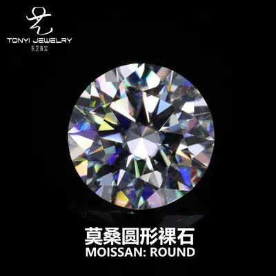Moissanite Bare Stone Round DEFGH Set