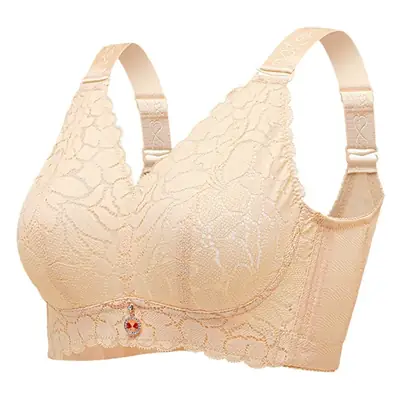 Women's Non-Steel Ring Push Up Bra Large Chest Anti Sagging