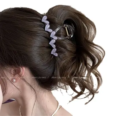 Korean Style Heart Shape Hair Clips for Women