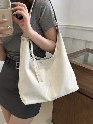 Silver Lace Shoulder Bag Large Capacity Women