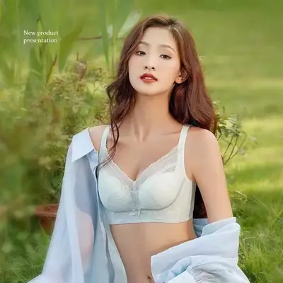 Tianzifang 8853 Push-Up Silk Lining B-Cup Bra Medium Thick