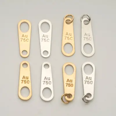 18K Gold Plated DIY Accessory Au750