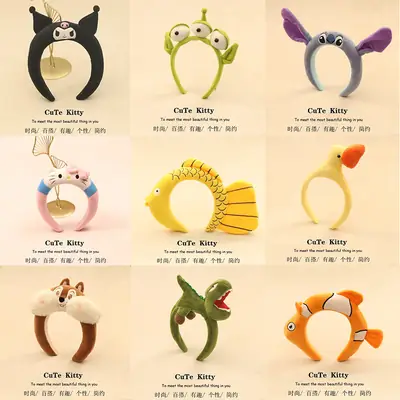 Kuromi Cartoon Headband with Missing Tooth Design