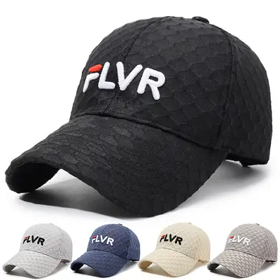 Men Grey Mesh Baseball Cap FLVR Outdoor