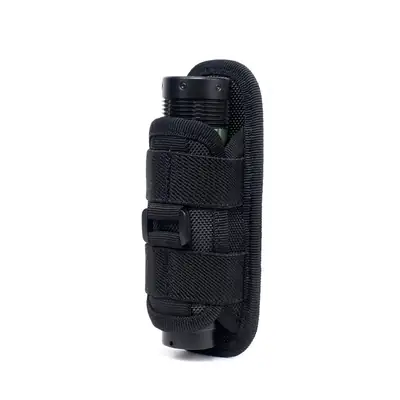 Tactical Waist Cover Flashlight 360 Rotating Black