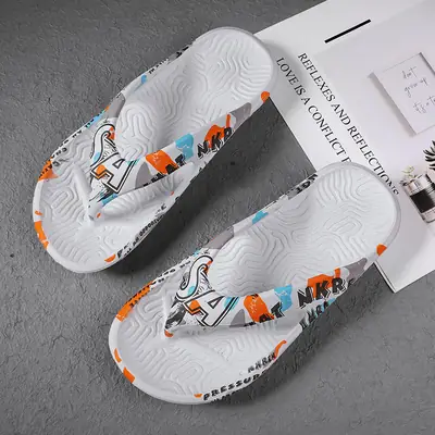 Men's Camouflage Printed Flip Flops Summer