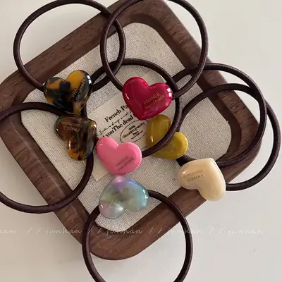 Cute Candy Acetate Hair Ring with Sweet Design