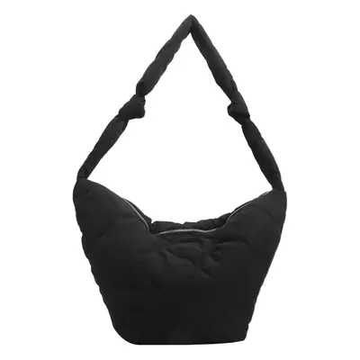 Vintage Pleated Shoulder Bag for Women Spring Summer Crossbody