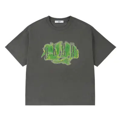 Girls Graphic T-Shirt Green Print 230G