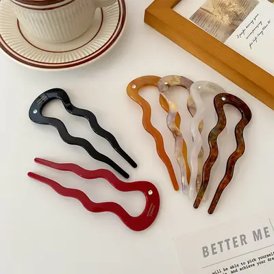 Korean Wave Hairpin Ball Head for Women