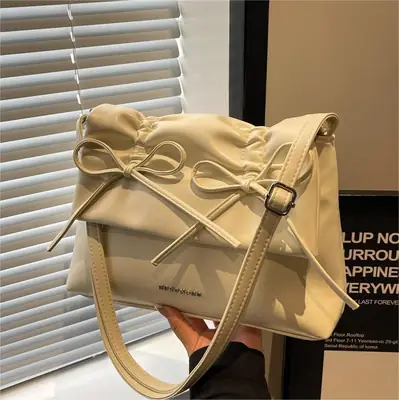 Women's Large Capacity Bow Bag Shoulder Crossbody Spring Summer
