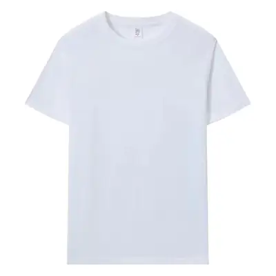 Men Cotton Blue T-Shirt Short Sleeve Summer