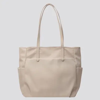 Black Nylon Shoulder Bag for Women Urban Travel