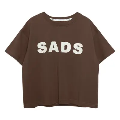 Kids Brown T-Shirt Short Sleeve Cotton Summer Wear