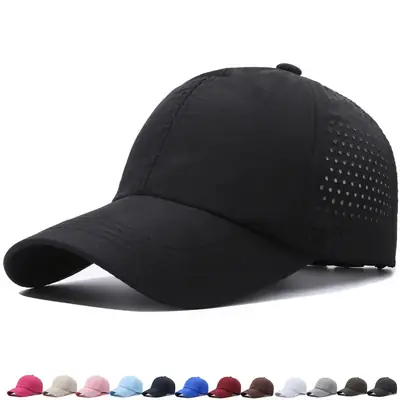 Pink Adjustable Baseball Cap for Summer