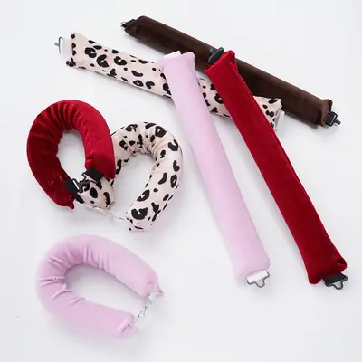 3-Piece Velvet Hair Curling Iron Set for Big Wave Curls