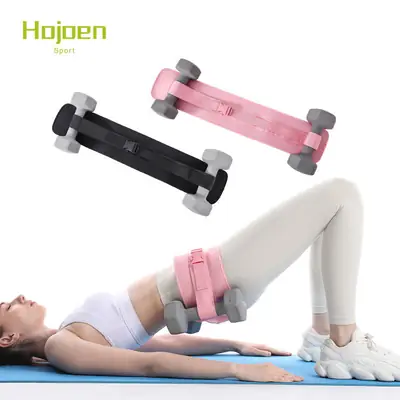 Professional Hip Thrust Weight Belt Pink Black Adjustable