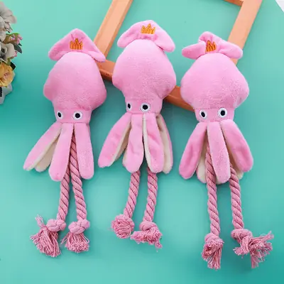 Dog toy manufacturers sound cotton rope octopus bite resistant tooth cleaning interactive pet toys spot direct cat supplies