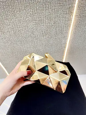 Mini Acrylic Chain Clutch Bag for Women