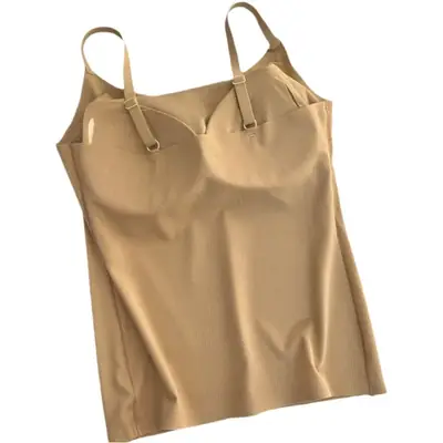 Cross-border Large Non-Wearing Base Vest Anti-Sagging Detachable Women's Seamless Vest